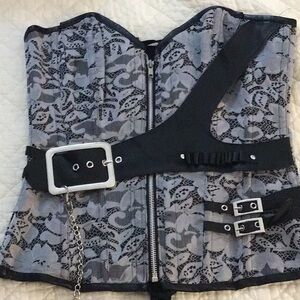 Black gothic Corset